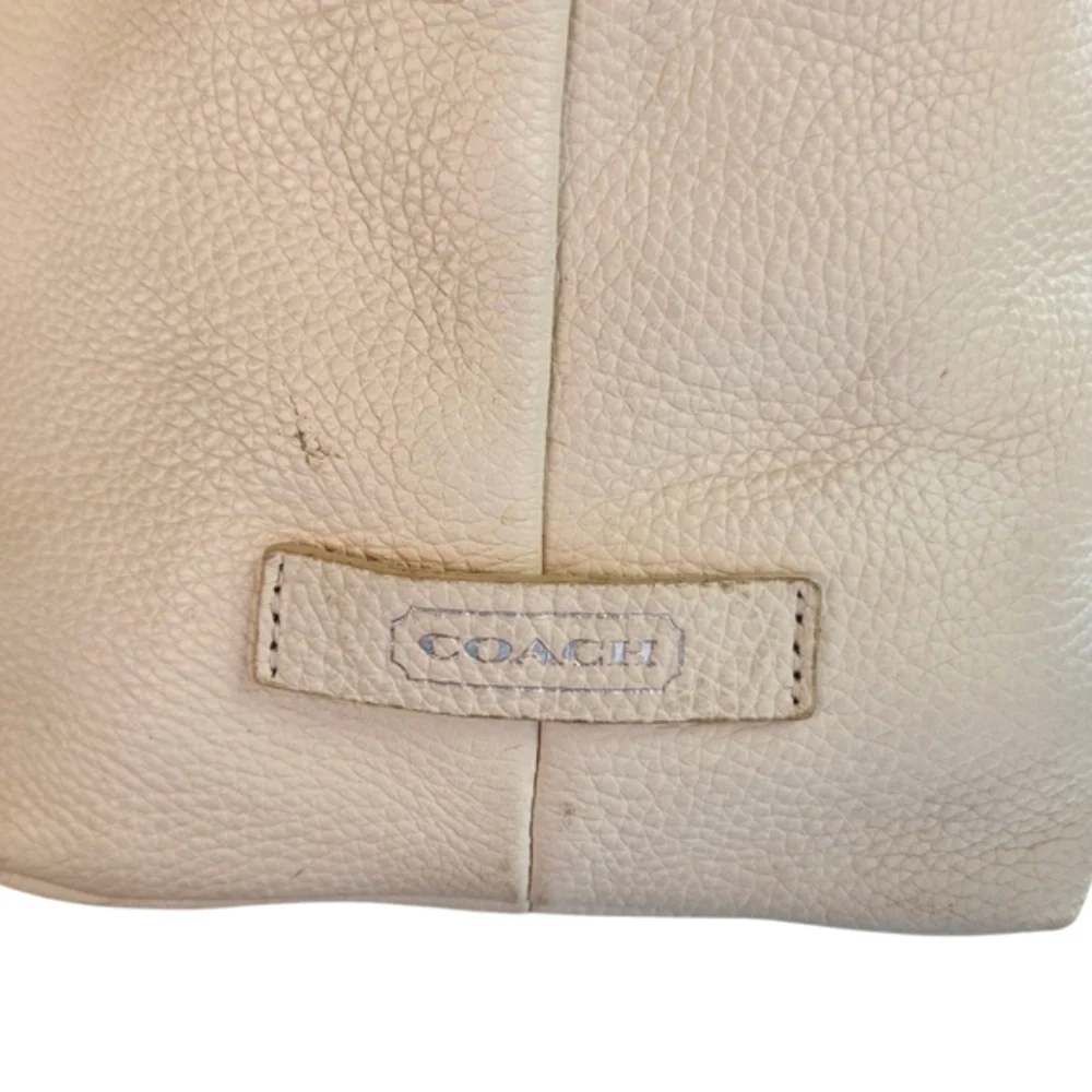 COACH | XL Parchment Shopper Travel Tote | Leather | Womens | Shoulder Bag - Picture 8 of 16